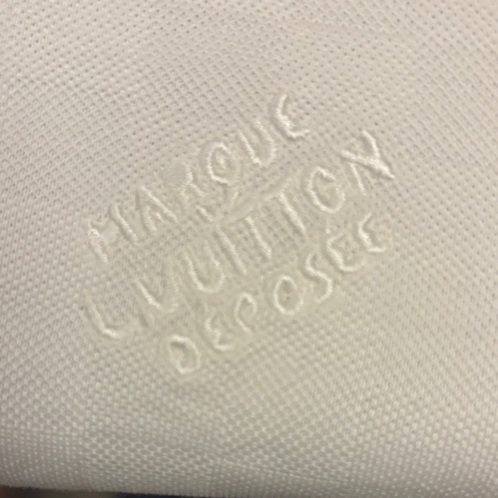 Louis Vuitton Cream Embossed Fabric 100% AUTHENTIC purchased LV KING OF PRUSSIA